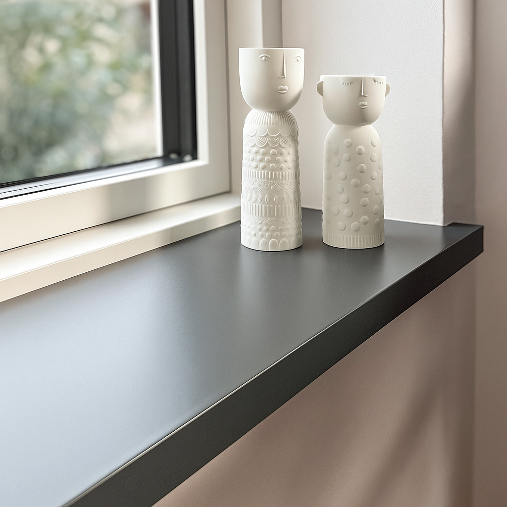 fensterbank-holz-innenfensterbank-holzfensterbank-fensterbrett-RAL7016-anthrazit-eckig-deko Fensterbank MDF eckig in RAL7016 - anthrazit lackiert